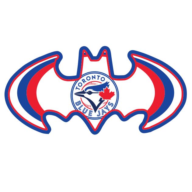 Toronto Blue Jays Batman Logo iron on transfers
